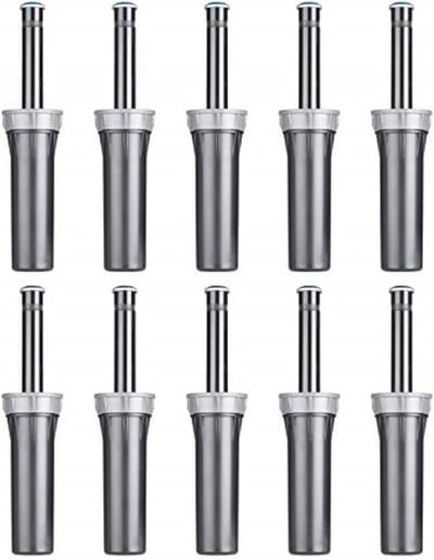 Verzonken Sproeier Set van 10 - 10 cm Stijger, Zwart