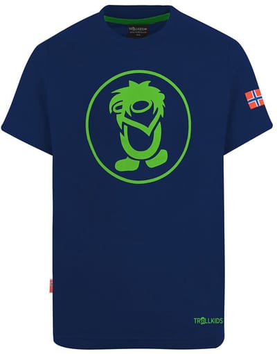 Trollkids Troll T-shirt Met Korte Mouwen Blauw 98 cm Kinderen