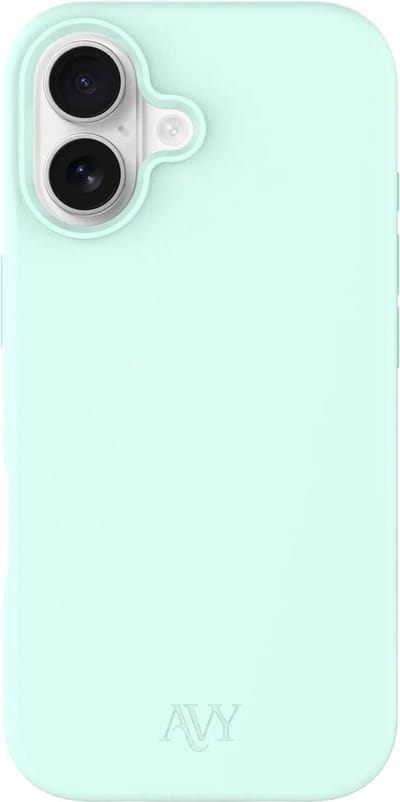AVY Hoesje geschikt voor Apple iPhone 17 | Compatibel met MagSafe | Back Cover | Liquid Silicone | Comfortabel in de Hand | Matcha