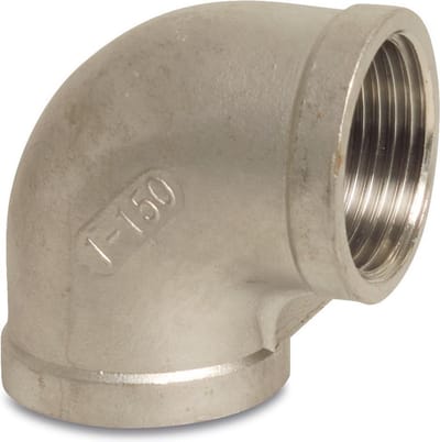 Profec Nr. 90 Knie 90° RVS 316 2" binnendraad