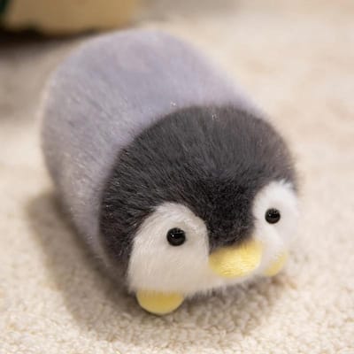 Schattige Liggende Dieren Rode Panda Vos Luiaard Kat Zachte Pluche Poppen Knuffel Capybara Varken Knuffeltje Baby Speelgoed Cadeaus Voor Kinderen 16cm gray