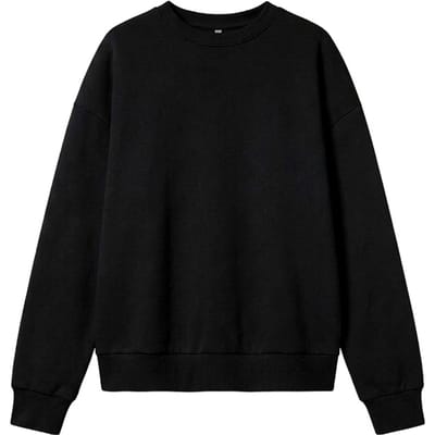 Oversized Sweatshirt ZWART
