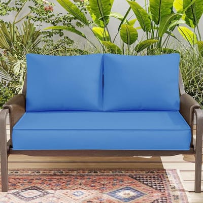 Tuinkussens Set - Bank en Stoel - Buiten Zitten - Waterafstotende Stof - 120x60cm - Nr.28