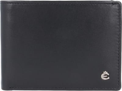 Esquire Harry Portemonnee Leer 10,5 cm - Jongens - Horizontaal - schwarz