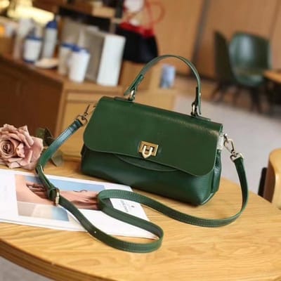 Leren Handtas, Dames Retro Stijl, Pendelaar Dames Tas, Breedband Mode, Multi-tas, Enkel-schouder Crossbody Tas brown