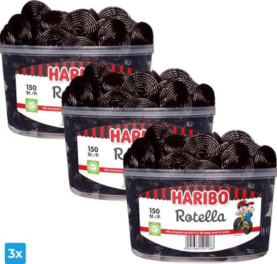 Haribo Drop Rotella Jo-Jo’s (3x 150 stuks)