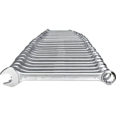 Gedore 6093740 7-026 Ring-steeksleutelset 26-delig Sleutelbreedte (metrisch) 6 - 32 mm