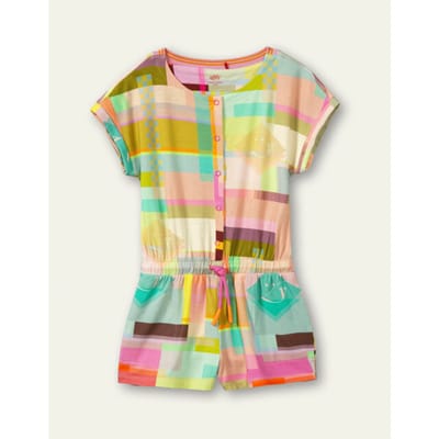 Oilily Paisley - Onesie - Meisjes - Blauw - 104/4yr