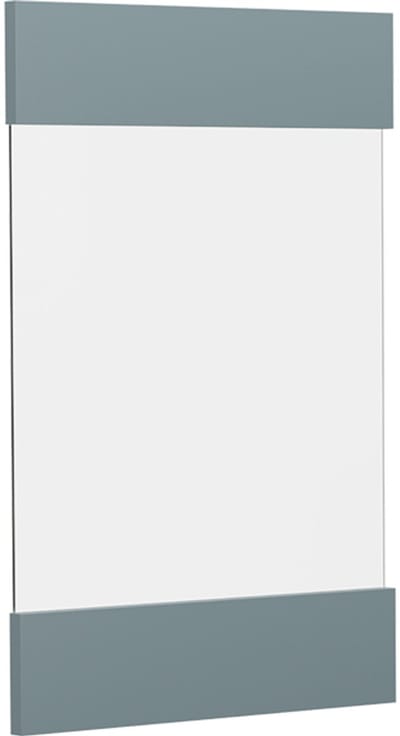 Vicco R-Line Keukenfront – 39.6 x 59 cm meubelfront voor de glazen hangkast Blauw-grijs