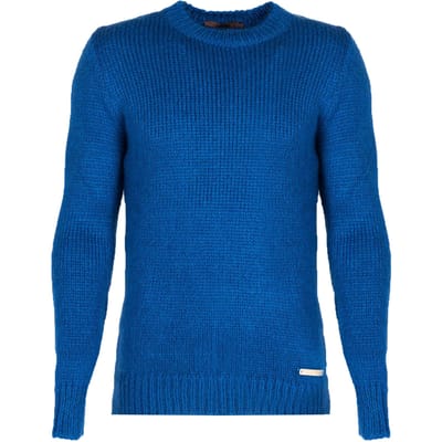 Takeshy Kurosawa stoppen Mohair Mannen blauw