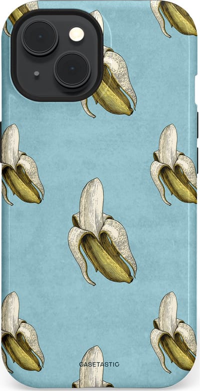 Casetastic Hoesje Geschikt voor Apple iPhone 15 Magsafe - Stijlvolle Beschermende Duo-layer Case - Vintage Fruit Design