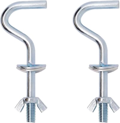 2 Stuks Zware Hammock Haken voor Hangmatten, Geschikt voor Binnen en Buiten, Stevige Accessoires voor Hangmat Steunen en Palen