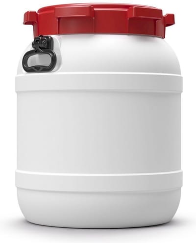 55 Liter Voerton Wit - Sterk, Veilig en Veelzijdig