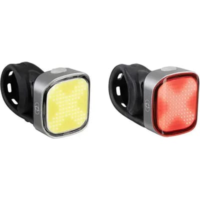 Oxford LED Fietsverlichting - Lichtset 75/25 Lumens - Fatbike - Fiets - E-bike