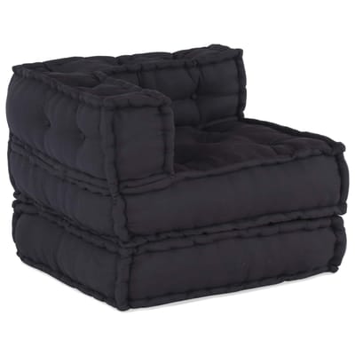 vidaXL - Modulebankeenheid - Stof - Antraciet - 210 - x - 70 - x - 56 - cm