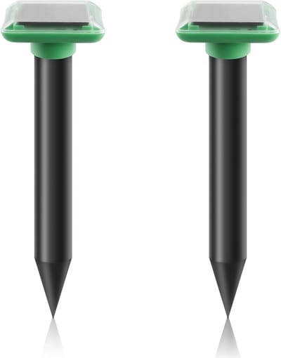 Ultrasone Mollenbestrijdingsapparaat met Zonne-energie voor Efficiënte Ongediertebestrijding in de Tuin en Op het Gazon