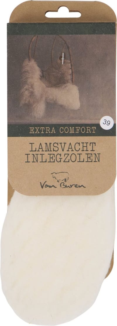 Van Buren sinds 1861 - Lamsvacht inlegzolen - Maat 38/39