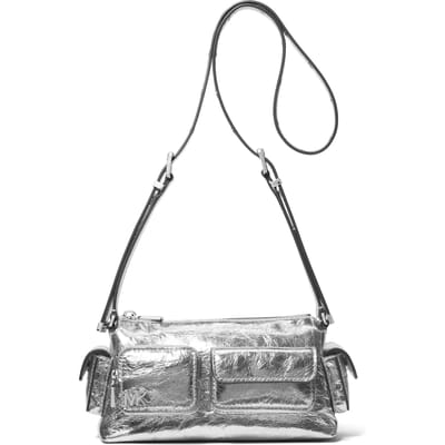 Michael Kors Small Pocket Xbody Bag Silver Size: OS | Shoulder Bags Outlet | Dames | Zilver