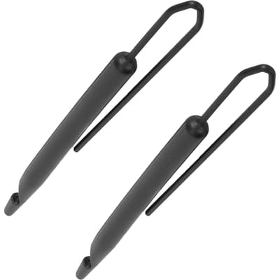2 stuks Dubbelzijdige In elkaar Grijpende Tool Antislip Ergonomische Handgreep Flexibel Sisterlocks black
