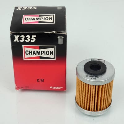Filtre à huile Champion pour moto Beta 525 RR Enduro 4T 2005 à 2009 X335 Neuf