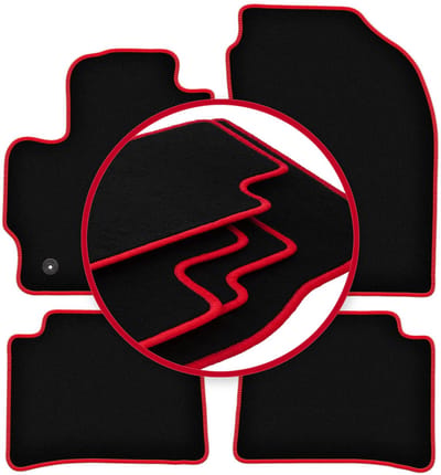 CARLUX-RED automatten voor: Toyota Corolla XII / E17 hatchback, sedan, stationwagen (2018-)