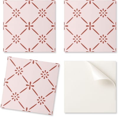 Decoratieve PVC-wandtegels met patroon, stijlvol bloemenpatroon, 20x20x20 cm