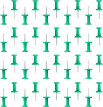 Punaises Kopspijkers - Standaard Pins - Berichten Bevestigen - Herbruikbare Pot - 2000 Stuks - Groen