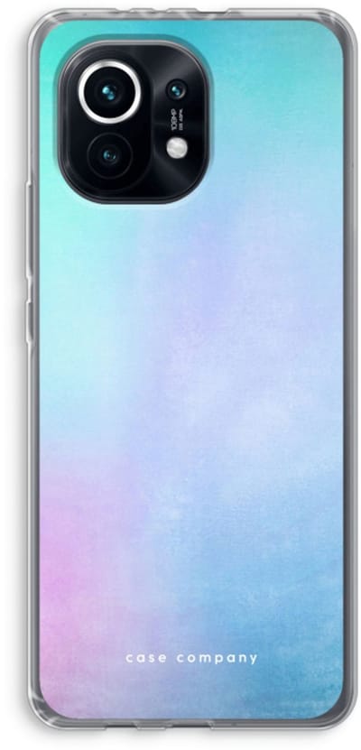 Case Company® - Hoesje geschikt voor Xiaomi Mi 11 hoesje - Mist pastel - Soft Cover Telefoonhoesje - Bescherming aan alle Kanten en Schermrand