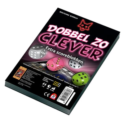 999 Games Scoreblokken Dobbel zo Clever twee stuks Bord- & kaartspellen Gezelschapspellen