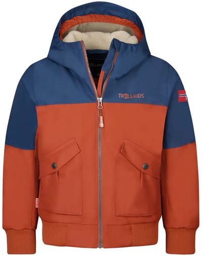 Trollkids Grimstad Jas Oranje 104 cm Jongens,Meisjes