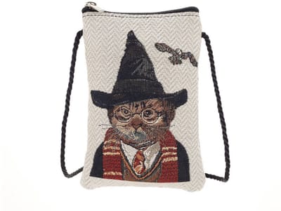 Smartphone Tasje - Telefoontasje - Schoudertasje - Magical Cat - Magische Kat - Katten