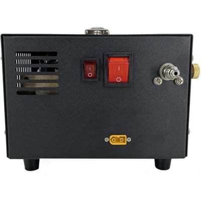 Compresseur d'air électrique haute pression 4500 PSI avec baromètre Compresseur d'air portable intelligent Pompe à air extérieur EU Plug
