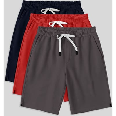 Heren Katoenmengsel Jersey Shorts