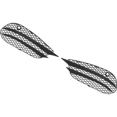 1 Paire Cache Grille Antibrouillard Avant 2058852523 Look Élégant Grille de Protection en Maille pour Antibrouillard pour Classe C black