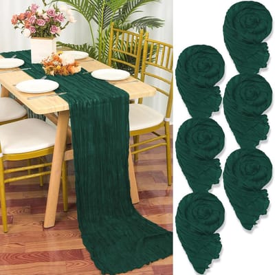 Set van 2 Donkergroene Stretch Statafelhoezen voor Bistrotafels (Ø80-85 cm)