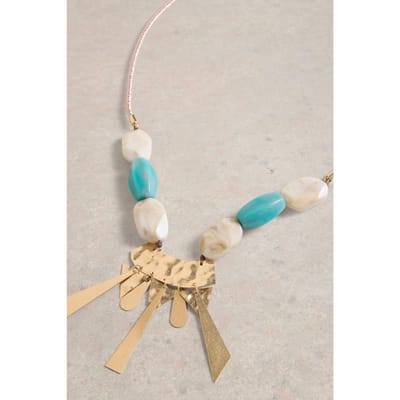 White Stuff Cherry Multi Bead Necklace Natural Multi Größe: OS | Halsketten Outlet | Herren