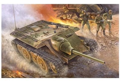 Trumpeter 00385 German E-10 Hetzer Entwicklungsfahrzeug 1:35 – Plastic Modelbouwkit