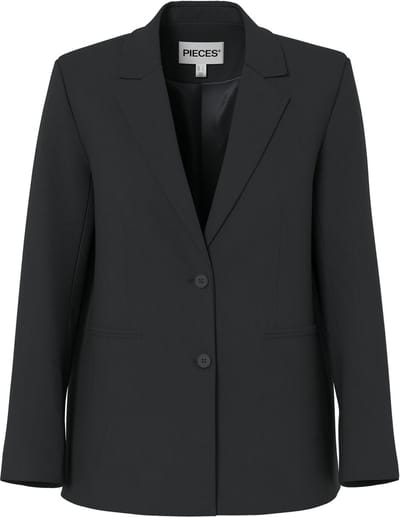 Pieces Blazer Pcbosella Ls Loose Blazer Noos Bc 17165761 Black Dames Maat - M