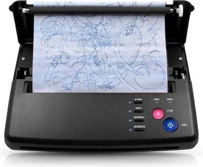 Tattoo Stencil Printer – Tattoo Printer – Thermische Printer - Inclusief Transfer Papier