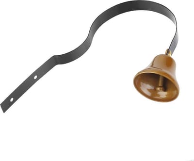 Dailygoody - Antieke Wandgemonteerde Deurbel - Metalen Deurbel voor Woondecoratie - Hondentraining Bel - Vintage Stijl - Decoratieve Deurbel - Geschik