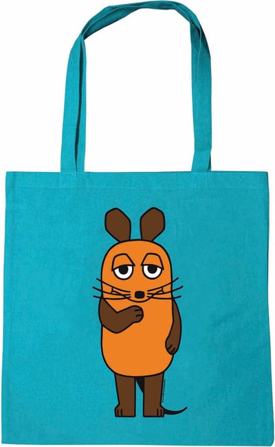 Logoshirt Schultertasche Baumwolltasche Die Sendung mit der Maus