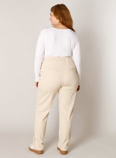 BASE LEVEL CURVY Yoanna Broek - Light Beige - maat X-0(44)