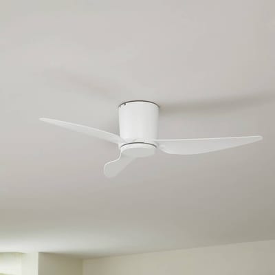 Lindby - Plafondventilatoren zonder verlichting - Metaal, ABS - H: 20.8 cm - wit