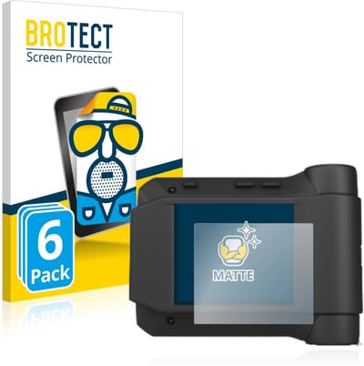 BROTECT - Screenprotector voor Swissphone s.Quad X35 - Folie Beschermfolie matte 6 Stuks
