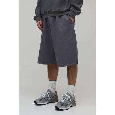 Essential Jersey Jort | Charcoal | Size XS