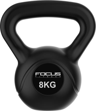 Focus Fitness - Kettlebell - PVC - 8 kg - Halters en Gewichten