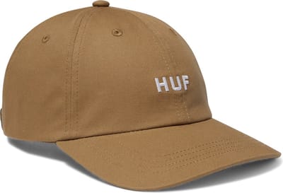 Huf Set Og Curved Visor 6 Panel Pet - Biscuit