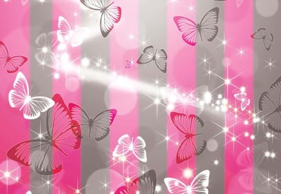 Fotobehang Butterflies | XL - 208cm x 146cm | 130g/m2 Vlies