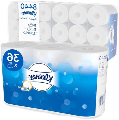 Toiletpapier Standaardrol - 3 Laags Papier - Dagelijks Gebruik - FSC Gecertificeerd - 36 Rollen 350 Vellen - Wit
