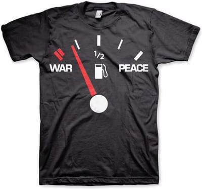 Hybris War & Peace Gauge T-shirt Zwart